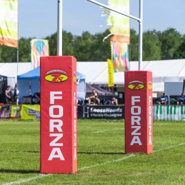 Customisable Rugby Post Protector Pads