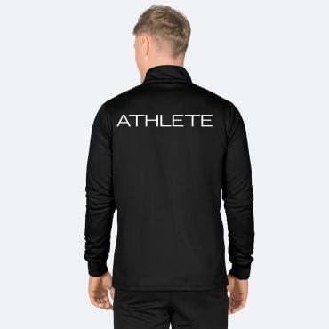 Ultimate Athlete Men's Black Quarter-Zip Tops
