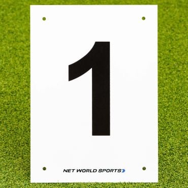 A4 Tennis Court & Sports Pitch Number Plates | Tennis Court Equipment | Sports Pitches Equipment | Net World Sports
