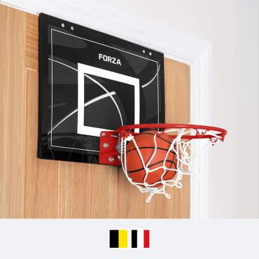 FORZA Mini aro de baloncesto para colgar en la puerta (con pelota y bomba)