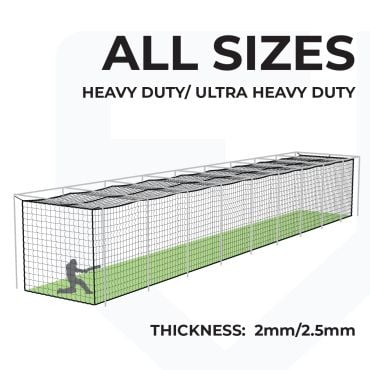 Drop-In Cricketnet - Alle St&oslash;rrelser [Heavy Duty/Ultra Heavy Duty]