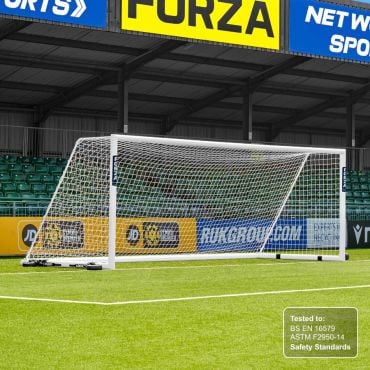 21 x 7 FORZA Alu110 Freestanding Football Goals