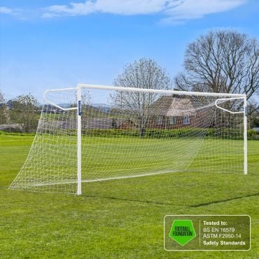 24 x 8 FORZA Steel76 Socketed Football Goal 