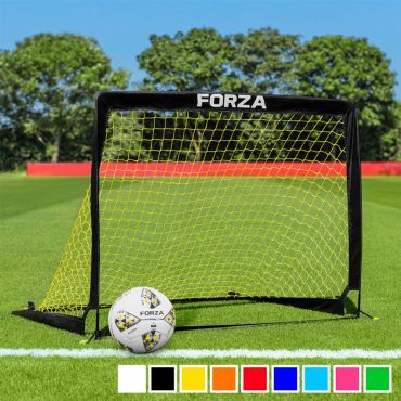 FORZA FLASH Gol de F&uacute;tbol Emergente Cuadrada  [6 tama&ntilde;os]
