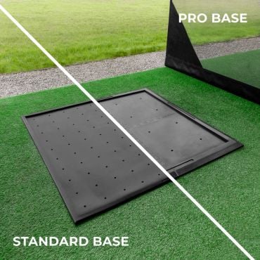 Rubber bases for golf mats