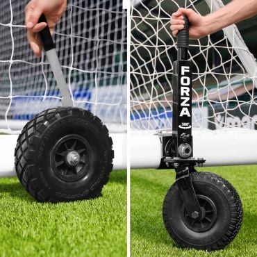 FORZA Alu110 Soccer Goal Wheels [Lever And 360&deg; Wheels]