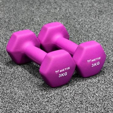 CLEARANCE METIS Neoprene Hex Dumbbells