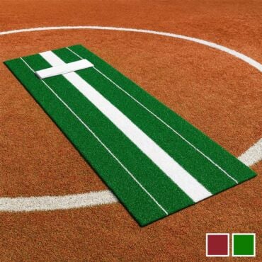 10ft x 3ft softball pitching mat