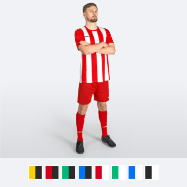 Custom FORZA Men's Striped Soccer Kits [Shirts/Shorts/Socks]