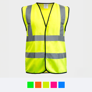 Non-Logo Hi-Vis Vests/Waistcoats [S-XL]