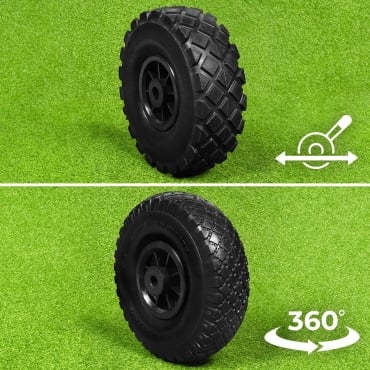Replacement Puncture Proof Industrial Wheel [Flat Top/Rounded Wheel] 