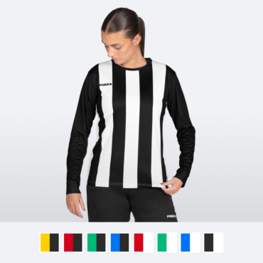 FORZA Women's Striped Long Sleeve Football Shirts