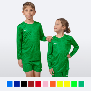 FORZA Kids' Geo Long Sleeve Football Shirt