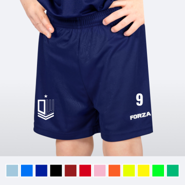 Custom FORZA Kids&rsquo;/Junior Geo Football Shorts [Ages 5-14]