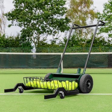 Tennis Ball Collector Mower With Top Basket | Net World Sports