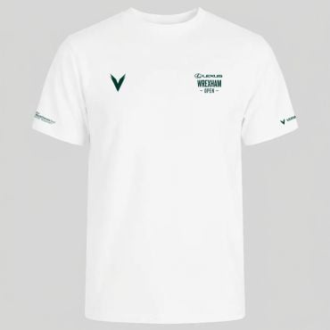 Lexus Wrexham Open Vermont Adult T-Shirts [XS-XXL] - White