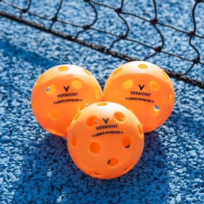 Weowin Palline Da Pickleball 4 Pezzi - Set Per Interni (26 Fori) Ed Esterni (40 Fori) Con Borsa, Approvate USAPA