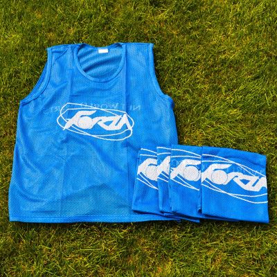 Blue FORZA Pro Rugby Training Pinnies [10 Pack - XL]