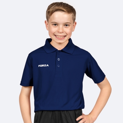 FORZA Junior Boys’ Sports Polo Shirts [Age 9-10] - Navy Blue
