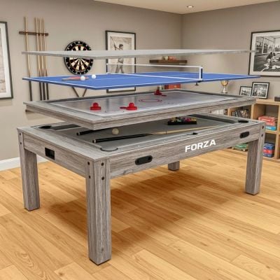 Mesa Multijuegos 4 En 1 Plegable – Futbolín, Ping Pong, Hockey Y Billar