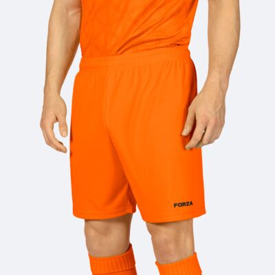 FORZA Men’s Geo Football Shorts [Medium] - Fluro Orange