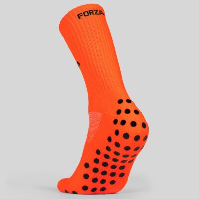 FORZA Sports Grip Socks [L/XL Fluro Orange] - Pack of 1