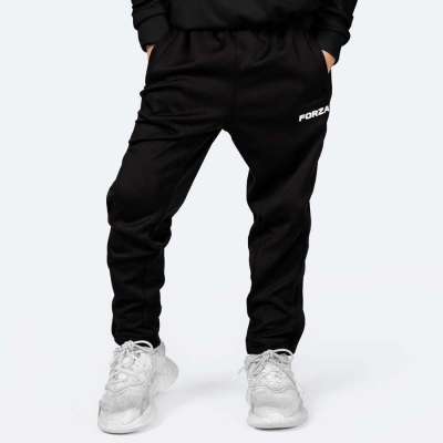 FORZA Kids' Tracksuit Bottoms [Age 11-12] - Black