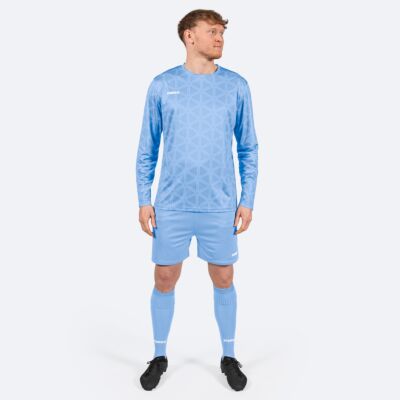 FORZA Men’s Geo Long Sleeve Football Kit [Large] - Sky Blue