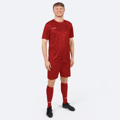 FORZA Men’s Geo Short Sleeve Soccer Uniform [Medium] - Maroon