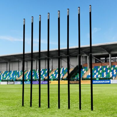 FORZA Telescopic Slalom Poles [Pack of 8] - Black