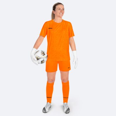 FORZA Women’s Goalkeeper Short Sleeve Uniform [Medium] - Fluro Orange