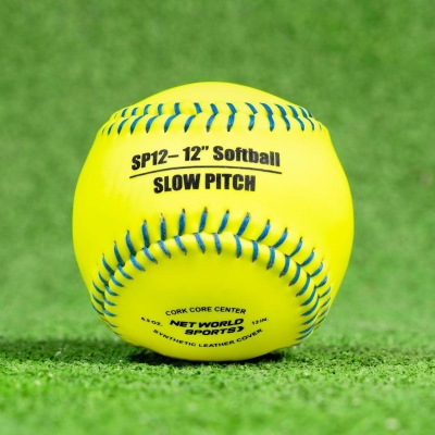 FORTRESS 12” Slow Pitch PVC Softballs [Pack of 1]