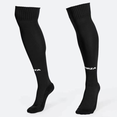 FORZA Medias hasta la rodilla para portero [Grande/X Grande] - Negro