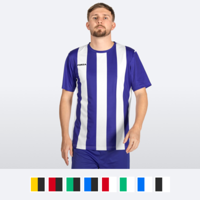 FORZA Men’s Striped Short Sleeve Soccer Jerseys [XS-XXL]