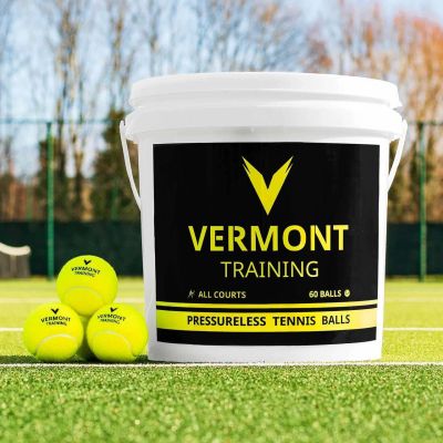 Vermont Training Tennis Balls [Pack of 60]