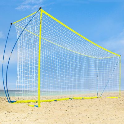 But Football KESSER 240cm - Filet UV Cadre Acier Parc Jardin Entraînement