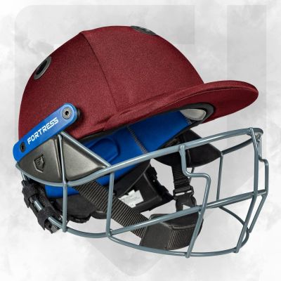 FORTRESS Pro STL Cricket Helmet [Small] - Maroon