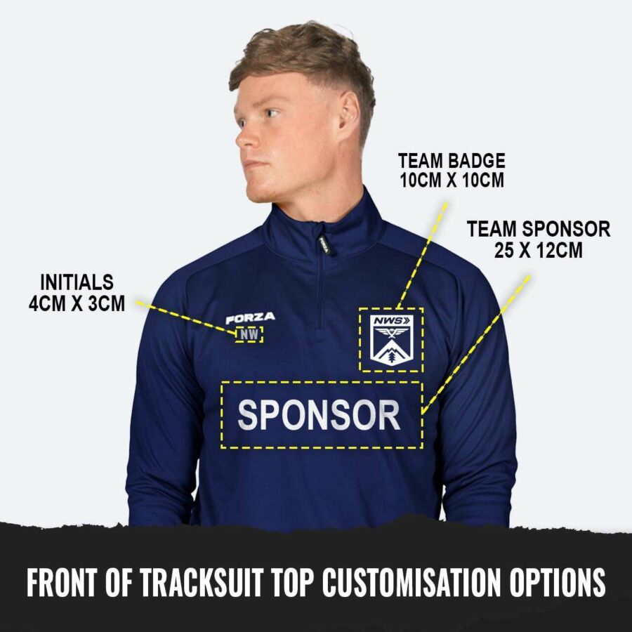Custom FORZA Men’s Tracksuit Top UK