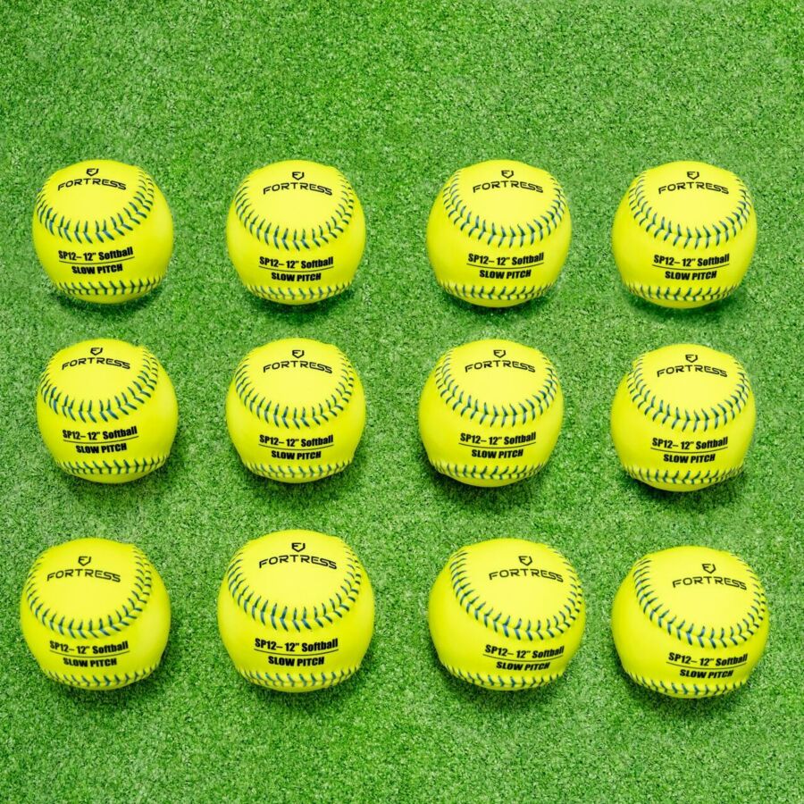 FORTRESS 12” Slow Pitch PVC Softball │ Net World Sports
