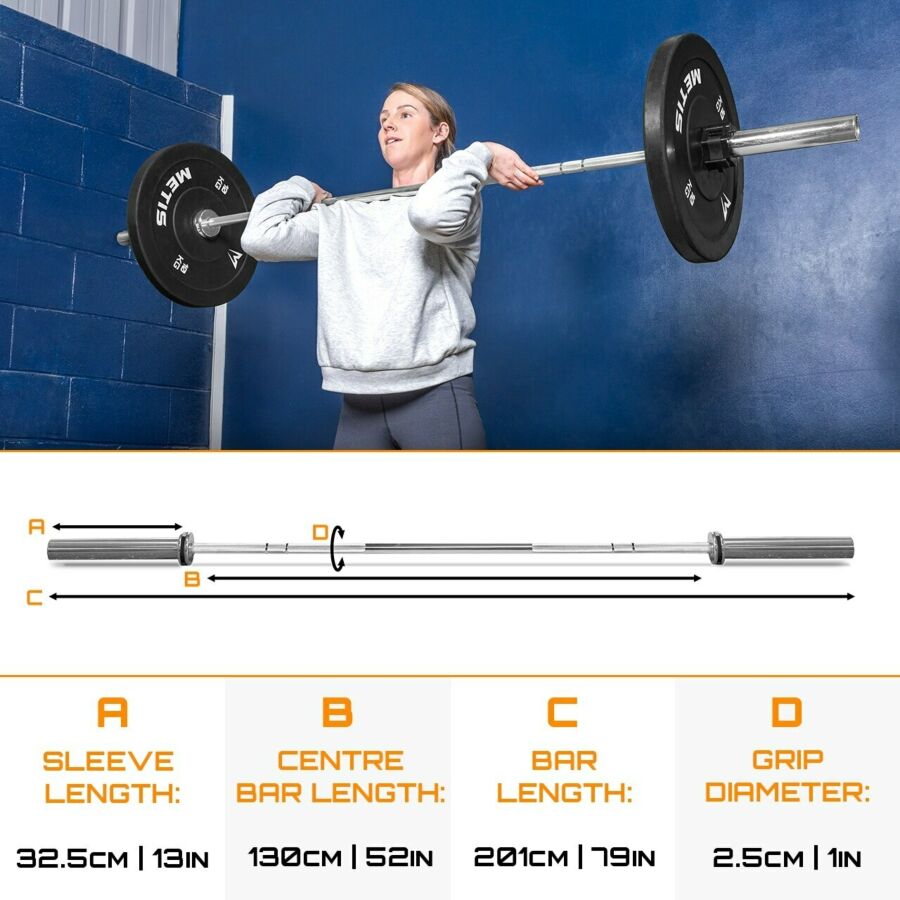 Women's 15kg Olympic Barbell Dimensions