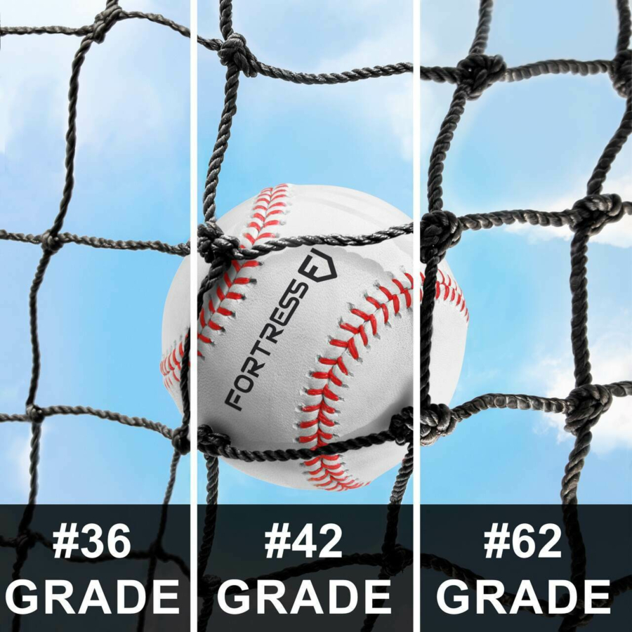 FORTRESS Baseball Batting Cage Nets [All Sizes]