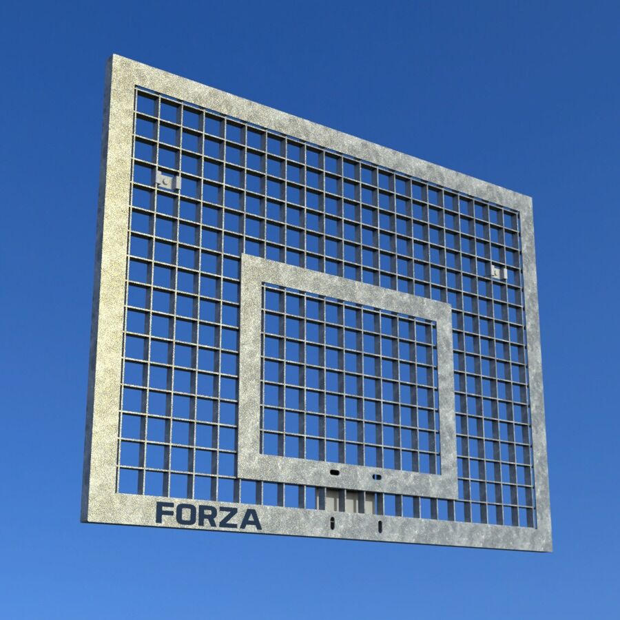 Galvanised Steel Replacement Basketball Backboard