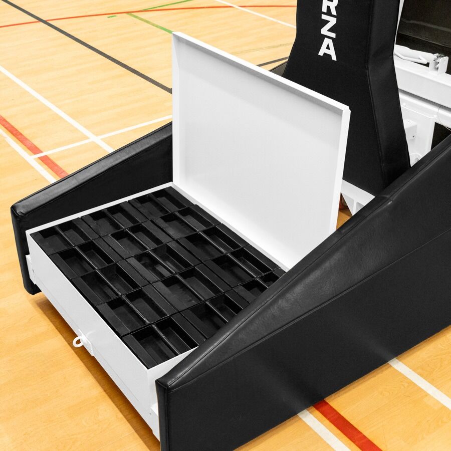 PROFESSIONAL BASKETBALL GOAL SYSTEM WITH HEAVY-DUTY WHEELS