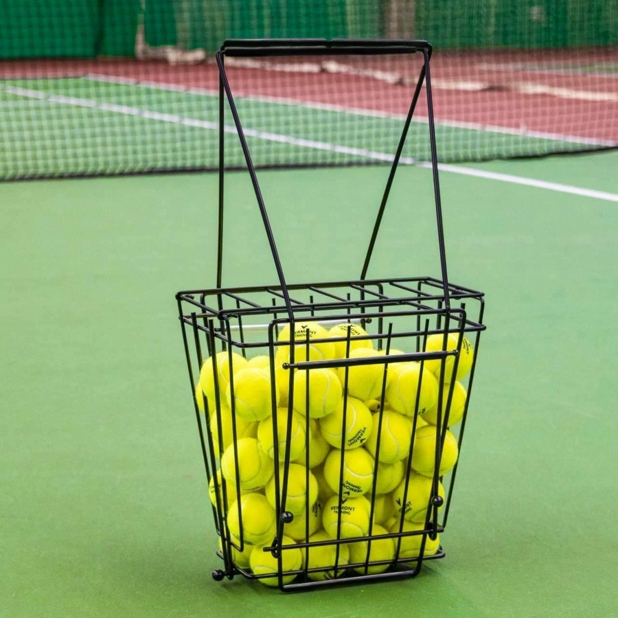 Tennis Ball Basket & Hopper [72 Ball Capacity] 
