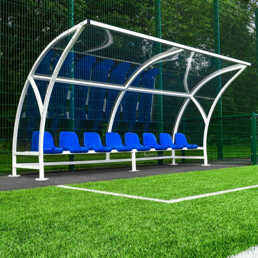 Professional Moulded HDPP Seats For Sports Shelters | Net World Sports