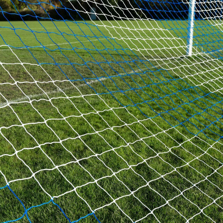 Striped/Two Color - Soccer Goal Nets [10x Color Options]