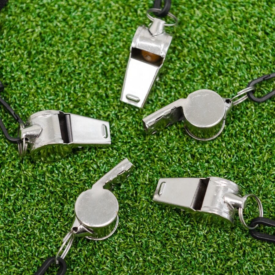 Sifflet, Sifflet en Métal et Cristal Strass, Brillant avec Porte-Clés