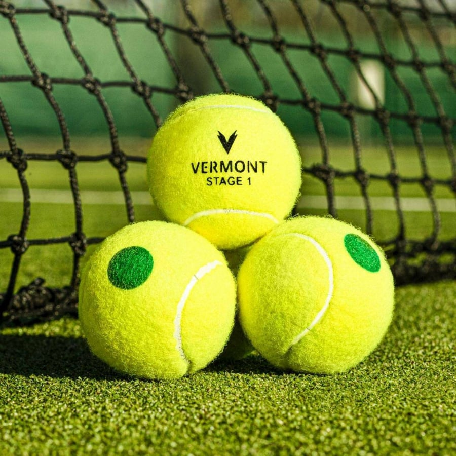 Vermont Mini Green Tennis Balls [Stage 1] | Vermont Sports