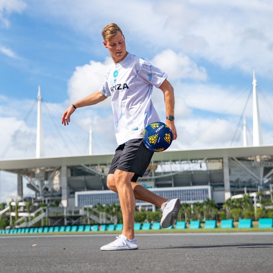 FORZA Freestyle Denim Soccer Ball | FORZA Goal
