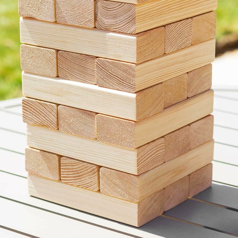 Gioco della torre impilabile realizzato esclusivamente in